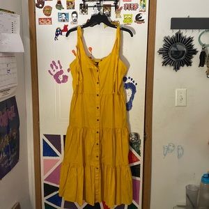 Yellow dress size medium in womens